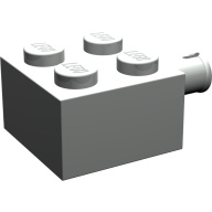 Lego kostka (kostička) 2x2 s pinem, světle šedá (473002)